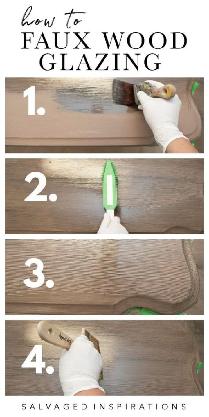 How do you make a faux finish glaze