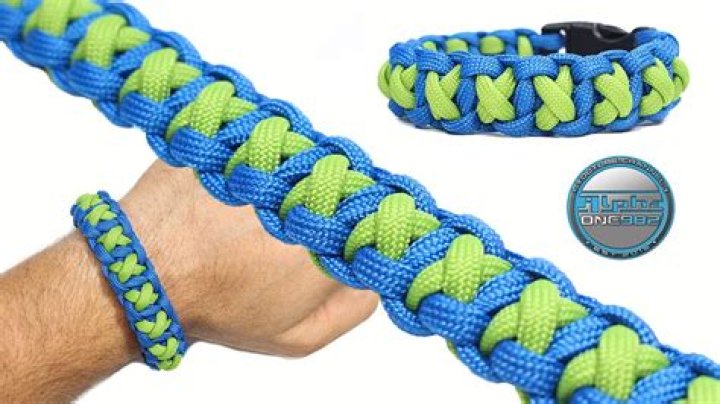How do you make a parachute bracelet