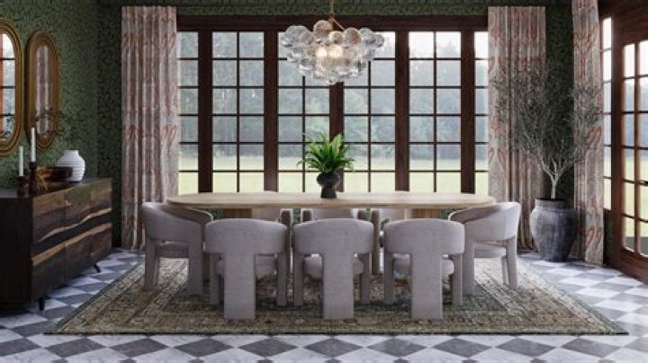 How do you make a traditional dining room more modern