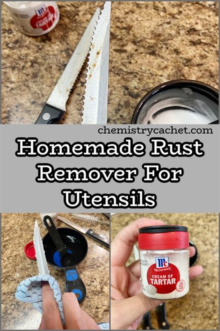 How do you make homemade rust remover