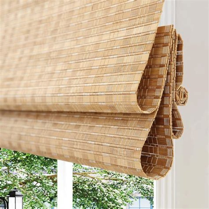 How do you make privacy line for bamboo shades