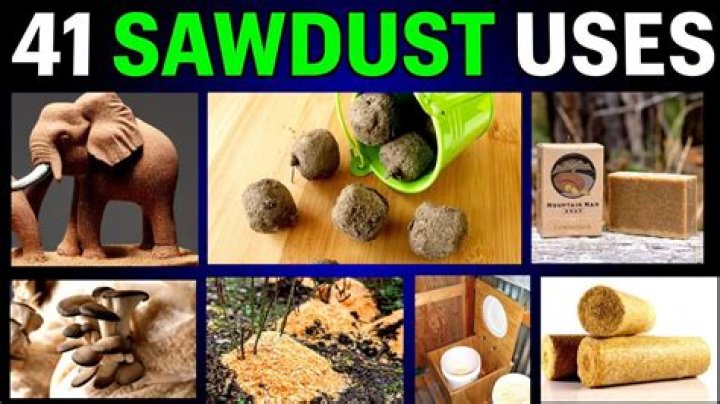 How do you make wooden bricks out of sawdust