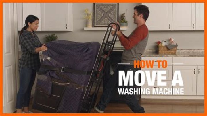 How do you move a washing machine