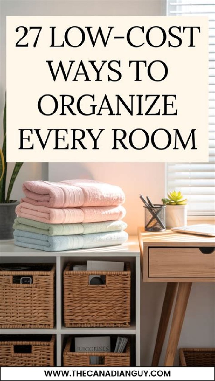 How do you organize a single room house