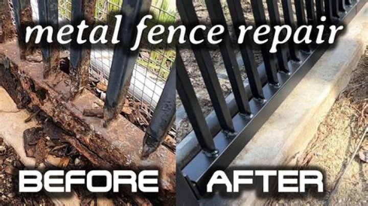 How do you paint a rusted fence