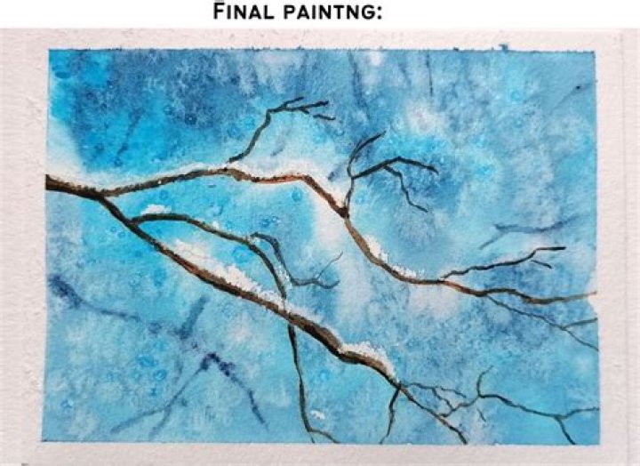 How do you paint ice in watercolor