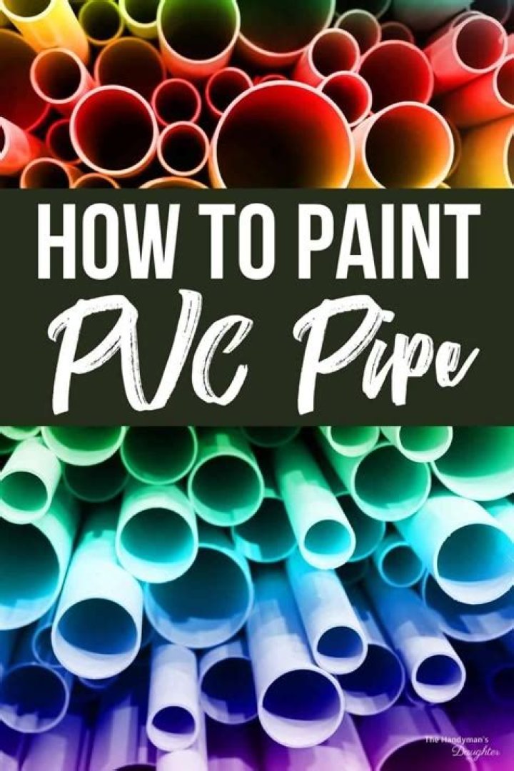 How do you paint outdoor PVC pipe