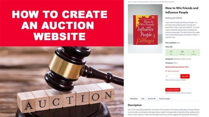 How do you promote an online auction