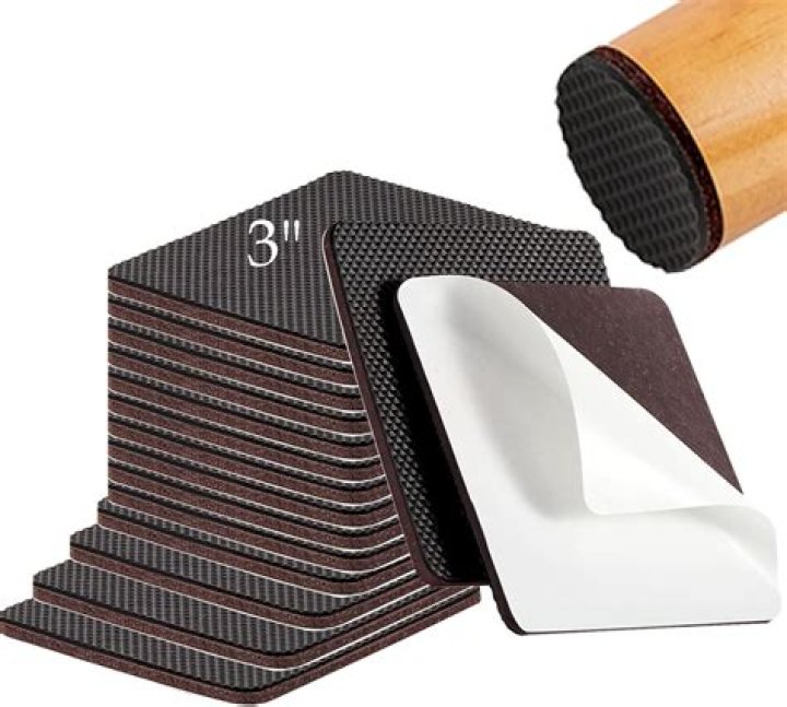 How do you protect carpet from table legs
