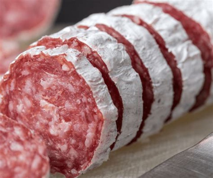 How do you remove white mold from salami
