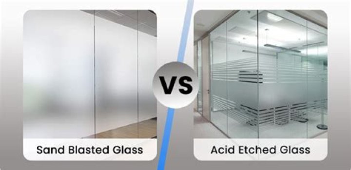 How do you sandblast a glass window