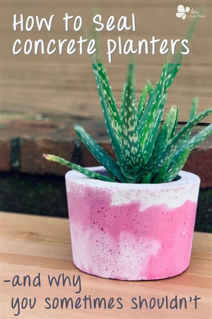 How do you seal concrete crafts