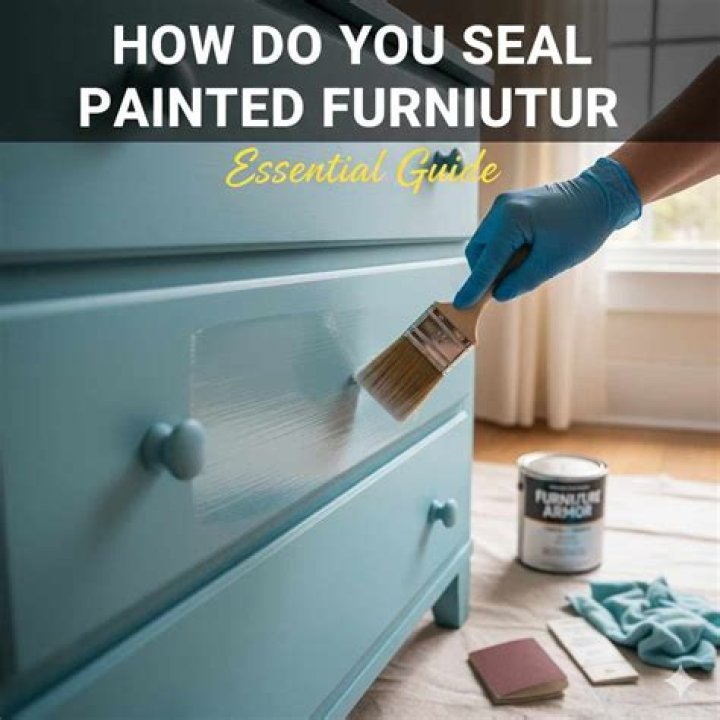 How do you seal leather furniture