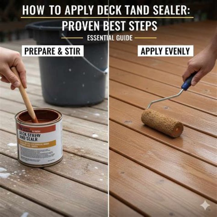 How do you seal under a deck