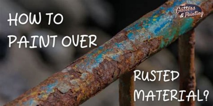 How do you smooth rusted metal