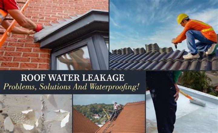 How do you stop a flat roof from leaking