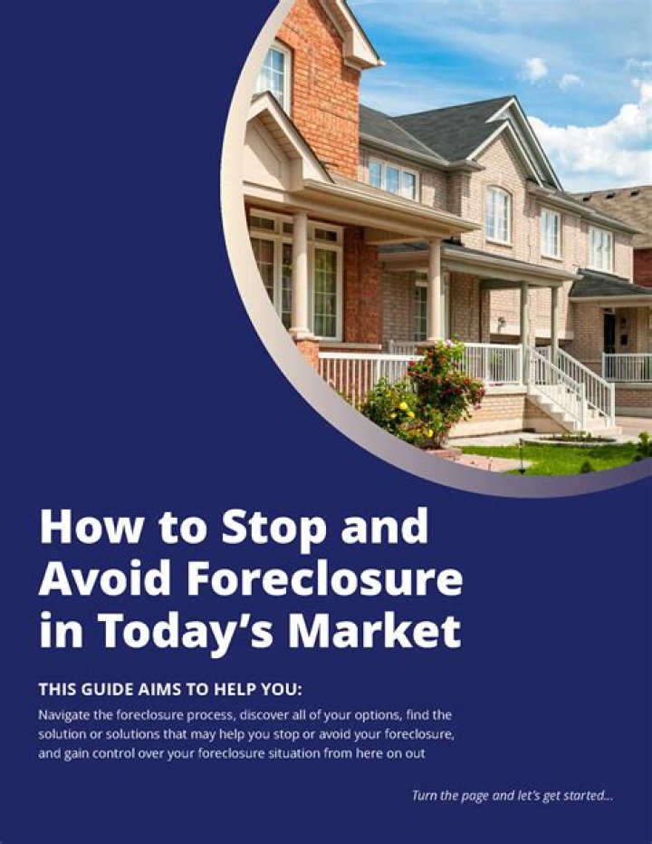 How do you stop foreclosure