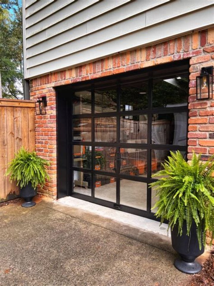 How do you turn a garage door into a wall