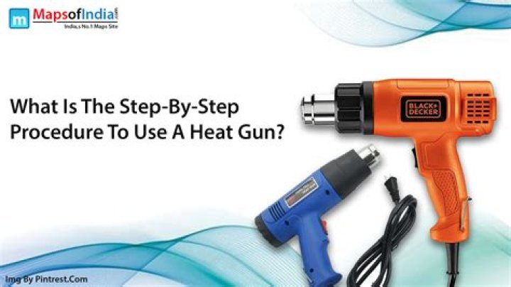 How do you use a heat gun