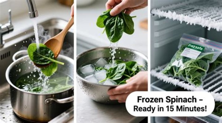 How do you use frozen spinach instead of fresh