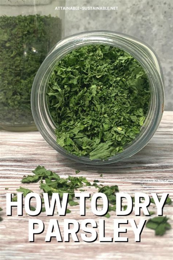 How do you use parsley leaves