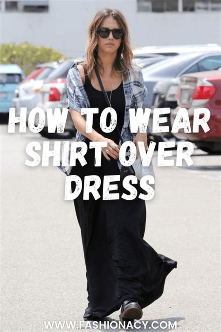 How do you wear a shirt over a dress