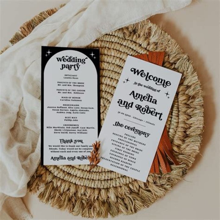 How do you write a deceased parent on a wedding program