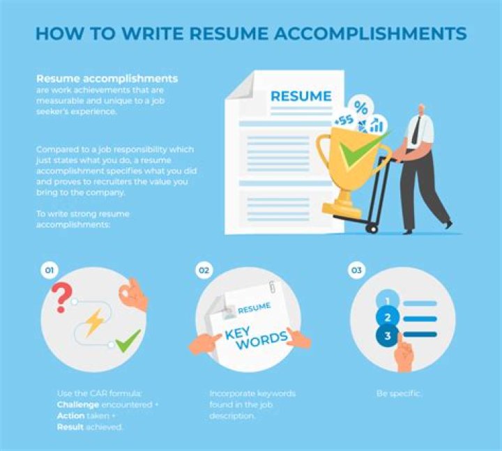 How do you write a good accomplishment statement