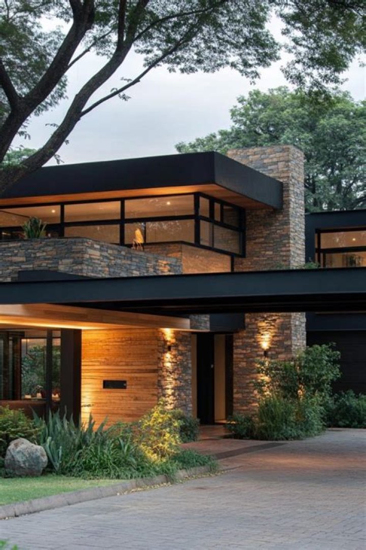 How does a modern house look like