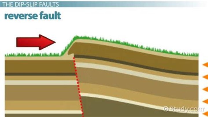 How does a reverse fault occur