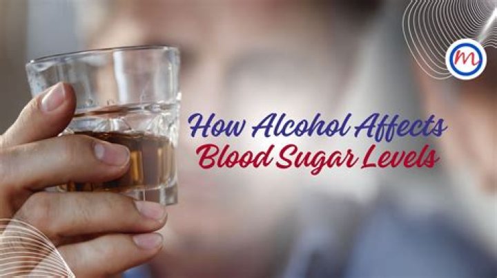 How does alcohol affect blood sugar levels