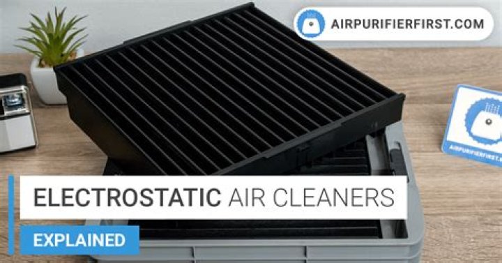 How does an electrostatic air cleaner work