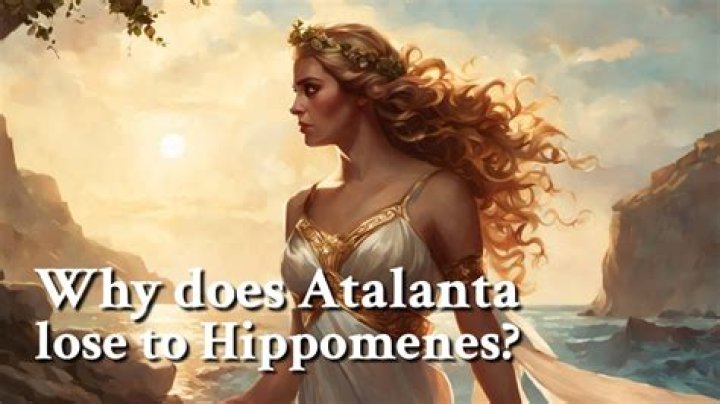 How does hippomenes beat Atalanta in a race