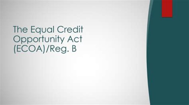 How does the Equal Credit Opportunity Act protect consumers
