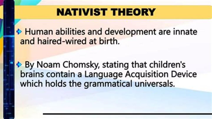 How does the nativist linguistic theory influences language learning