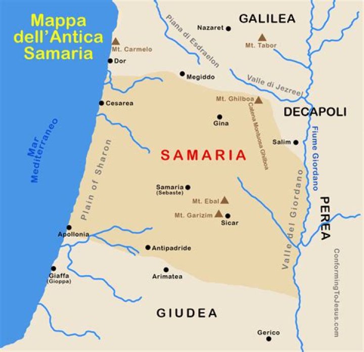 How far is Judea from Samaria