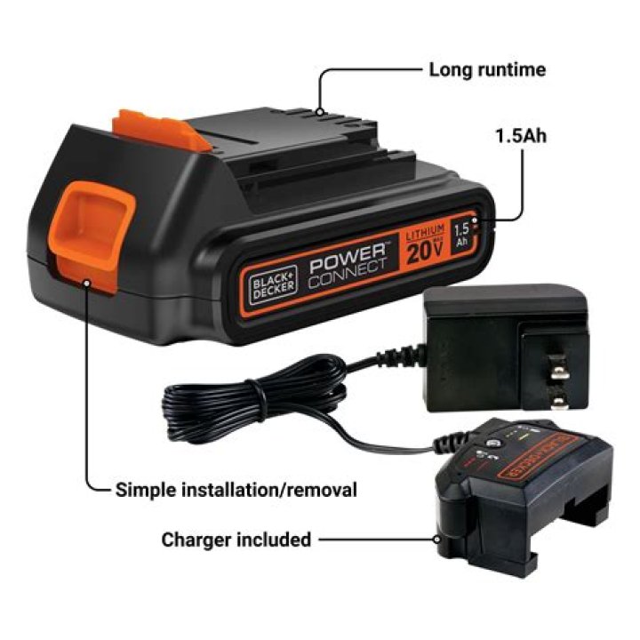 How long does it take to charge a Black and Decker 20 volt lithium battery