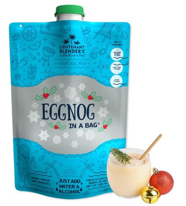 How long is alcoholic eggnog good for after opening