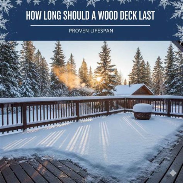 How long should a wooden deck last