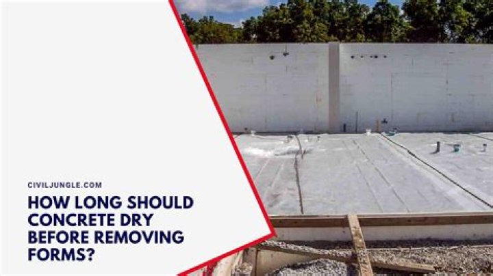 How long should concrete cure before putting weight on it