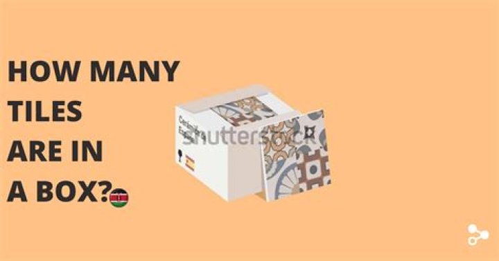 How many 6×6 tiles are in a box