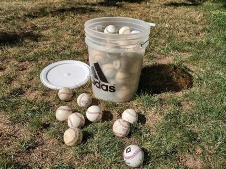 How many baseballs fit in a bucket