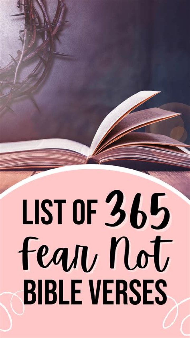 How many Bible verses say do not fear