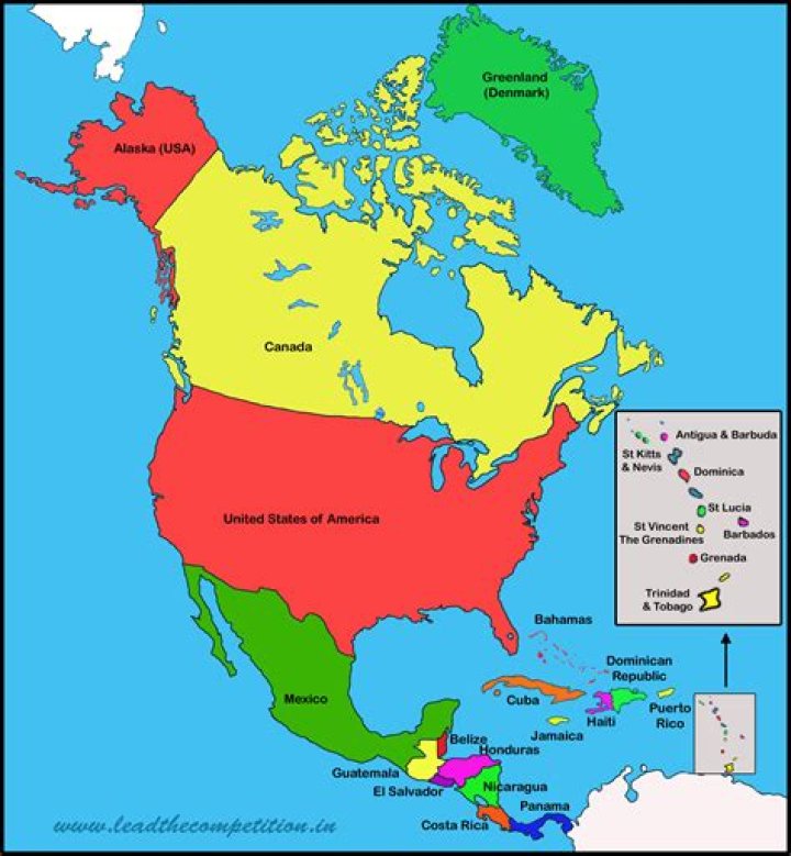 How many capitals are in North America