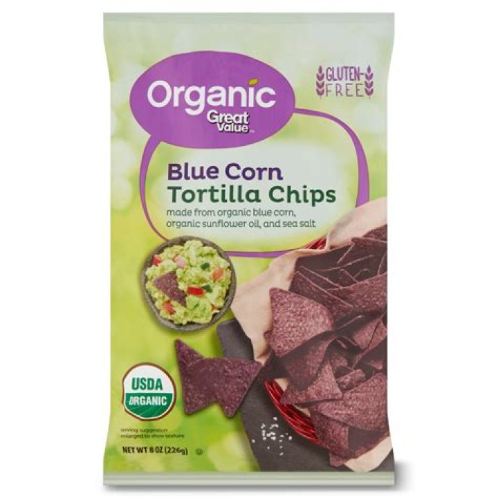 How many carbs are in blue corn chips
