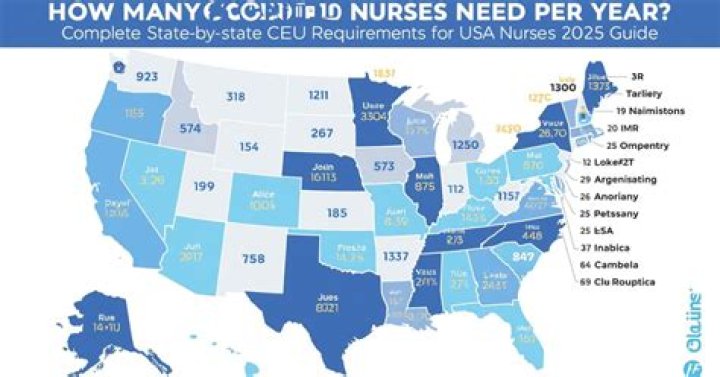 How many CEUs do nurses need in Ohio
