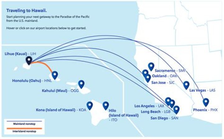 How many hours is flight from Austin to Hawaii