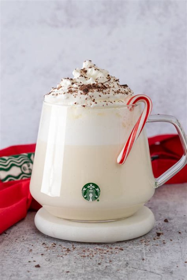 How much caffeine is in a peppermint white mocha from Starbucks