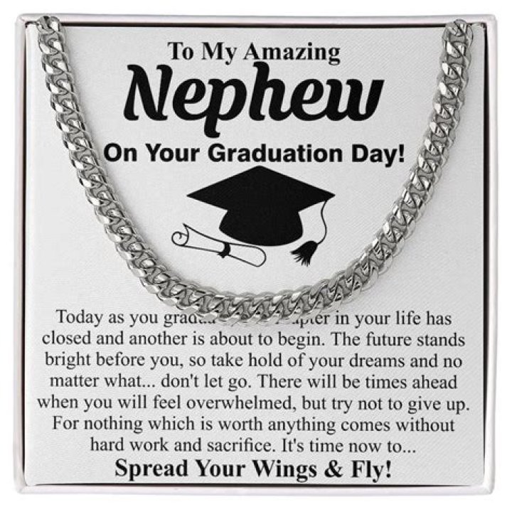 How much do you give your nephew for high school graduation