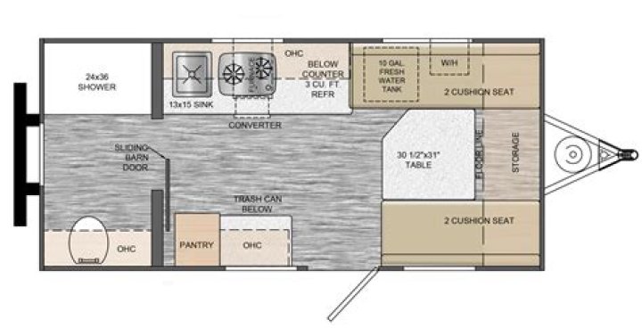 How much does a 14 foot travel trailer weigh